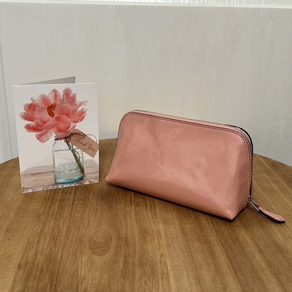 Coach pink cosmetic turnlock bag - Picture 3 of 13